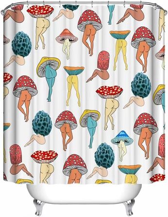 Штора для душу Boho-style у стилі фермерського будинку, біла, 180x180 см, з 12 гачками, геометричний дизайн, набір для ванної кімнати