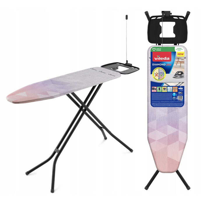 Прасувальна дошка Vileda Diamond Plus, 120 см x 38 см