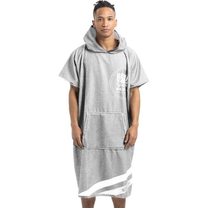 HOMELEVEL Badeponcho Unisex - Surf Poncho made of Cotton/Polyester - Towel for Adults - Bathrobe for Women and Men - Hooded Bath Towel