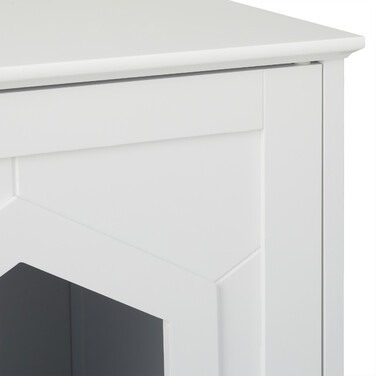 Relaxdays Cat Cabinet White