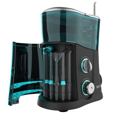 Cecotec Munddusche Bamba ToothCare 1200 Jet Pro: 7 насадок, LED-дисплей, 10 режимів, UV-дезінфекція. 1000 мл