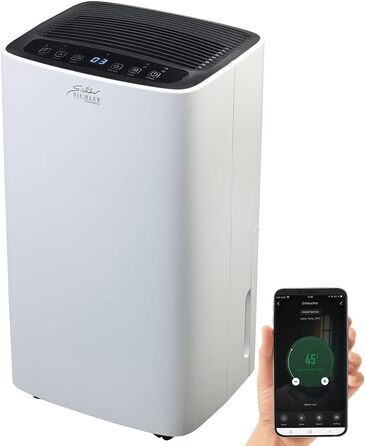 Електричний осушувач повітря Sichler з Wi-Fi, таймером та додатком, 12 л/день (Smart Home, осушувач повітря електричний)