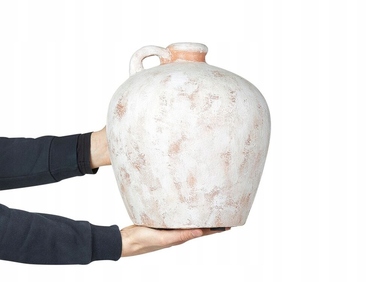 Декоративна керамічна ваза IPOH, 30 см, колір «зламаний білий»