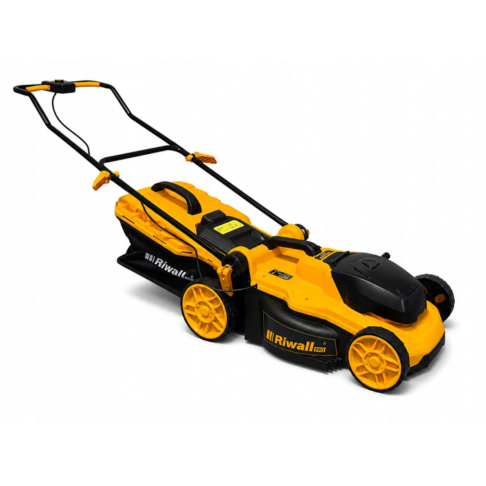 Акумуляторна газонокосарка Riwall RALM 4020i (40 см) — комплект з індукційним зарядним пристроєм