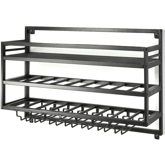 Полиця для вина Kobolo Malbec - металева, 80x25x55 см