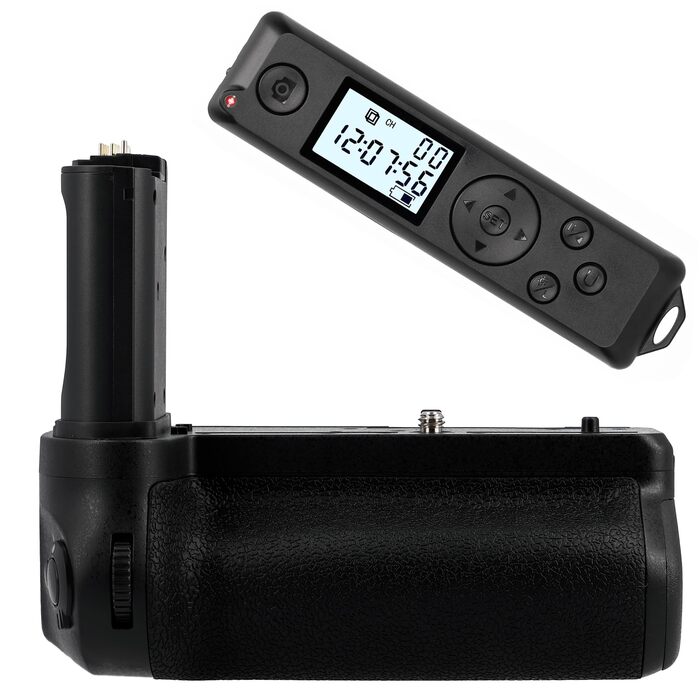 Грип для Canon EOS RP & R8 з двома акумуляторами, сумісний з Nikon Z6 III Z5 II (MB-N14), чорний