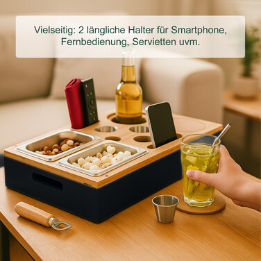 Relaxdays Couchbar with Accessories