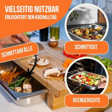 Cutting board with drip tray 