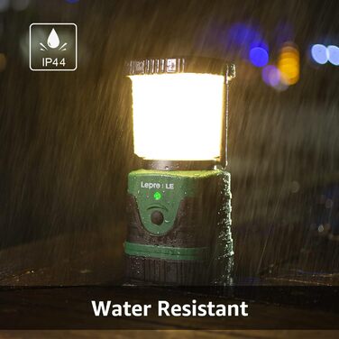 LED Camping Lantern Portable, Super Bright Rechargeable Spotlight with Handle and Hook, 4 Brightness Levels Dimmable, Emergency Light for Power Outages, Hiking, Emergencies, Blackouts, etc. [Energy Class A++]