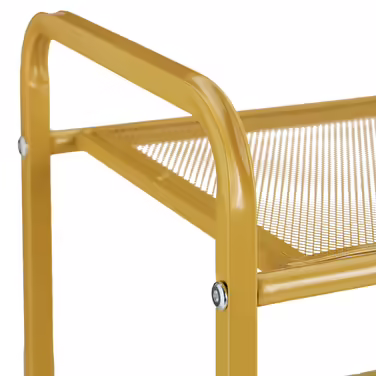 Relaxdays Gold Metal Shoe Rack