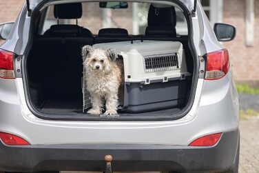 Karlie Nomad Pet Carrier - Front Loading, 68x51x47 cm - Lightweight Travel Cage for Cats & Dogs