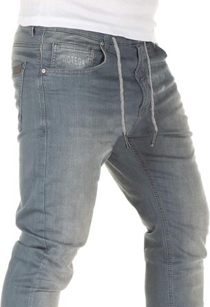 Чоловічі джинси WOTEGA Noah Slim Fit сірі (Turbulence Grey 3r4215) 31W/32L - джогери в стилі джинсів