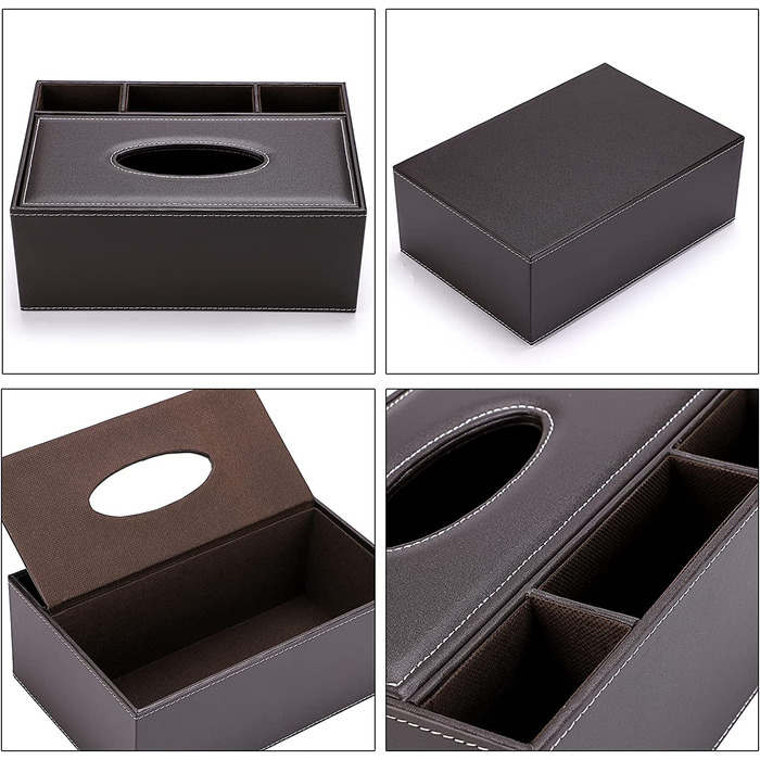 Cosmetic Tissue Dispenser BSTKEY (Brown)