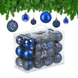 Relaxdays Set of 50 Christmas Baubles