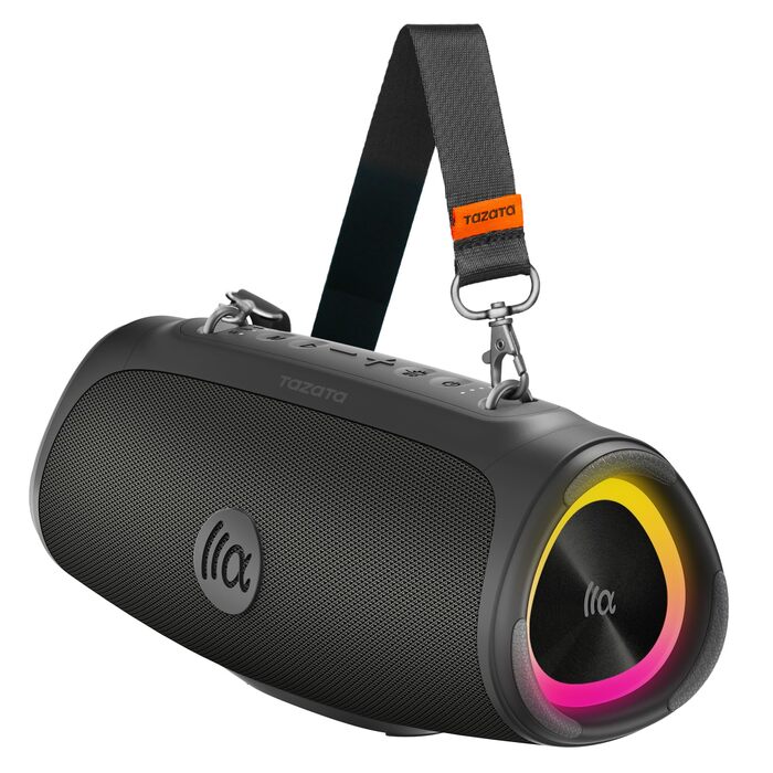 TAZATA Bluetooth колонка портативна 90W з Power Bank, USB, водонепроникна для вечірок, пляжу, басейну