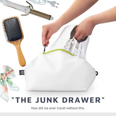 Набір органайзерів для подорожей Trippped: 7 великих компресійних кубиків для одягу (помаранчевий/білий/зелений)