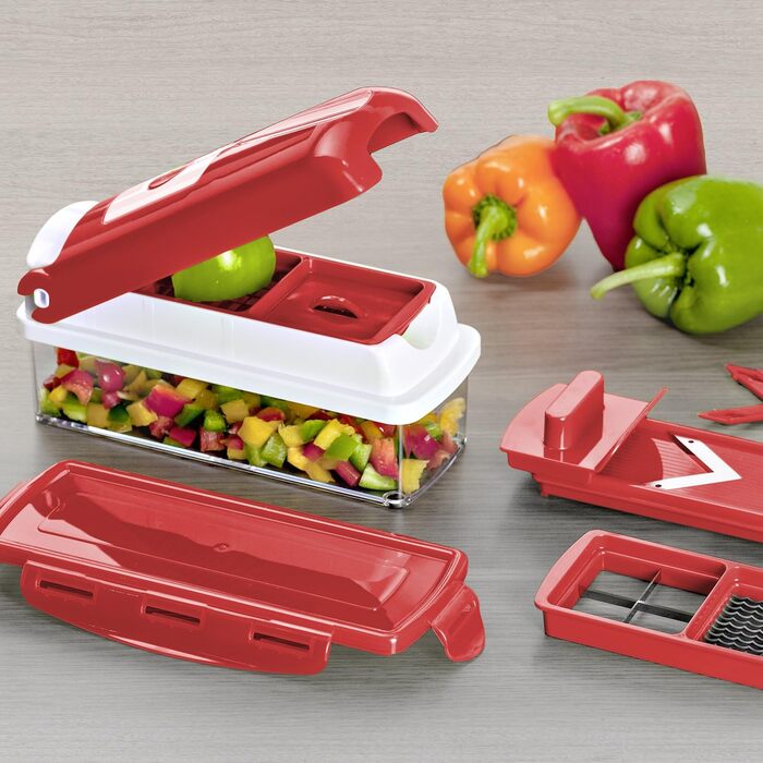 Набір для нарізки овочів Genius Nicer Dicer Smart Julietti (16 частин) з нержавіючої сталі