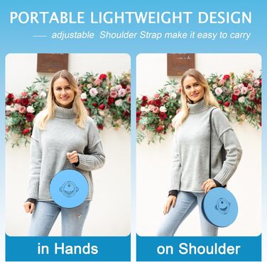 Складаний стільчик Alevmoom: міцний, телескопічний, з подушкою, 50 см, 450 кг, для риболовлі та кемпінгу (синій)