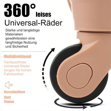 Набір валіз Merax (3 шт) з ABS-пластику, L-XL, з TSA-замком, розширюваний, з культурою та сумкою для подорожей (зелений)