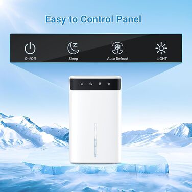 Зволожувач повітря 2600 мл з нічним підсвічуванням, тихий, для спальні, ванної кімнати, шафи та гардеробу