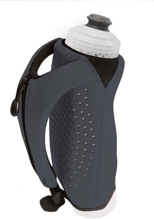 Hydraform Ergo-Lite Hand Bottle, BPA-free, minimalist, insulated, for ultrarunning and walking, Anthracite, 297 ml