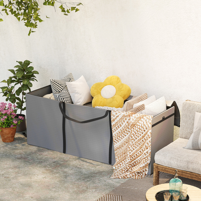 Чохол для зберігання садових подушок та аксесуарів Outsunny (Aosom), 200x60x75 см, сірий