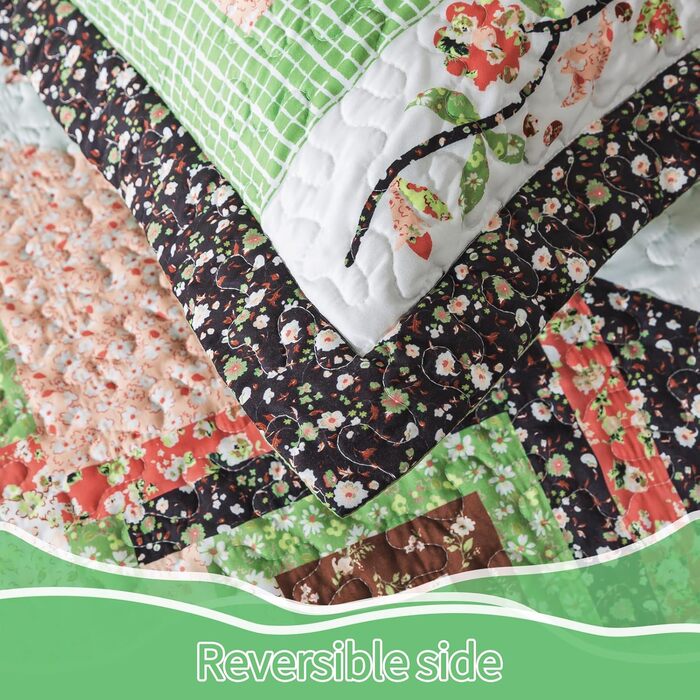 Комплект постільної білизни King Size BEDIFANY Farmhouse: м'який пуховик (98 x 106 дюймів), 3 шт. для будь-якої пори року