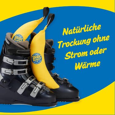 Boot Bananas Shoe Dryer Rapid Dry Technology | Ski Boot Dryer also suitable for boots, sports shoes, gloves | Shoe Dryer, Moisture Absorber, Dry in 4-6 hours