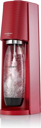 SodaStream Terra: Газова машина для води | Комплект: 1 л пляшка + балон 60 л (червона)