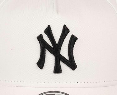 Кепка New Era MLB бежева, регульована, кепка-бейсболка з логотипом команди New York Yankees, модель 9Forty A-Frame, універсальний розмір