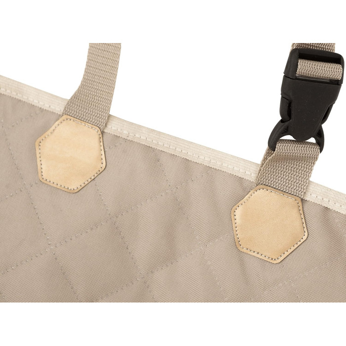Автоматик для собак та котів: підстилка на заднє сидіння, переноска, корзина, шлейка, ліжко, корзинка, бежевий Оксфорд, 133 x 45 см