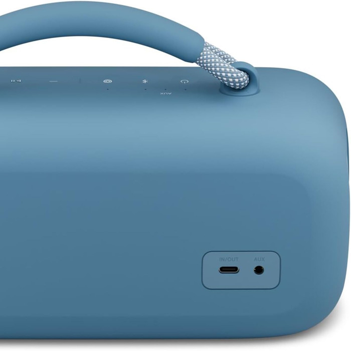 Портативна Bluetooth колонка Bose SoundLink Max - водонепроникна, до 20 годин роботи, USB-C, AUX, блакитна