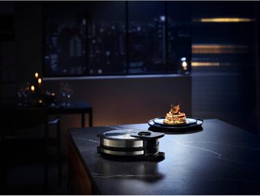 WMF Lono Edition Heart-Shaped Waffle Maker - Adjustable Browning, Stainless Steel, 900W