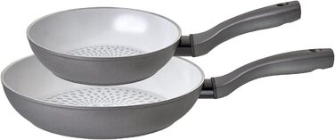 Prestige Earth Pan Cookware Pot Induction - 28cm / 7.5L - Non-Stick Ceramic, Recycled & Recyclable, Non-Toxic, Dishwasher Safe, Easy-Grip Handles (Frying Pan, 20/28cm)