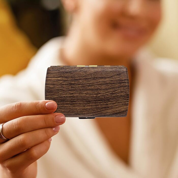 Металеве екіпеж для сигарет 84 мм, коричневе, для King Size (14 шт.), захист RFID