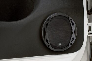 Автомобільна акустика JBL Club 6500C, 180 Вт, 2-смугові компонентні динаміки 16 см, шовкові твітери, кросовери, чорні
