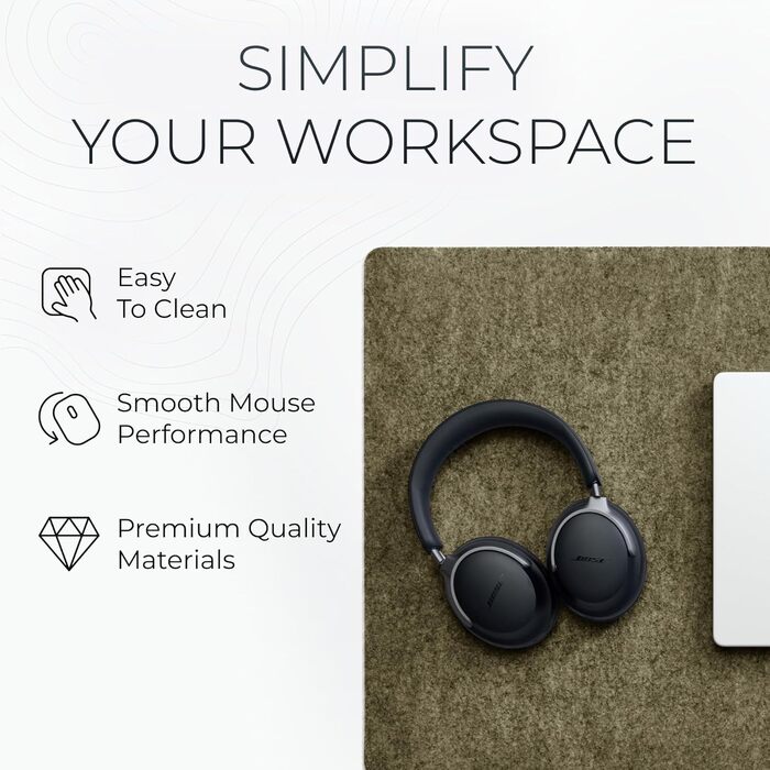 Підкладка на стіл повстяна з мохом (декоративний мох) – захист від подряпин, офісний декор