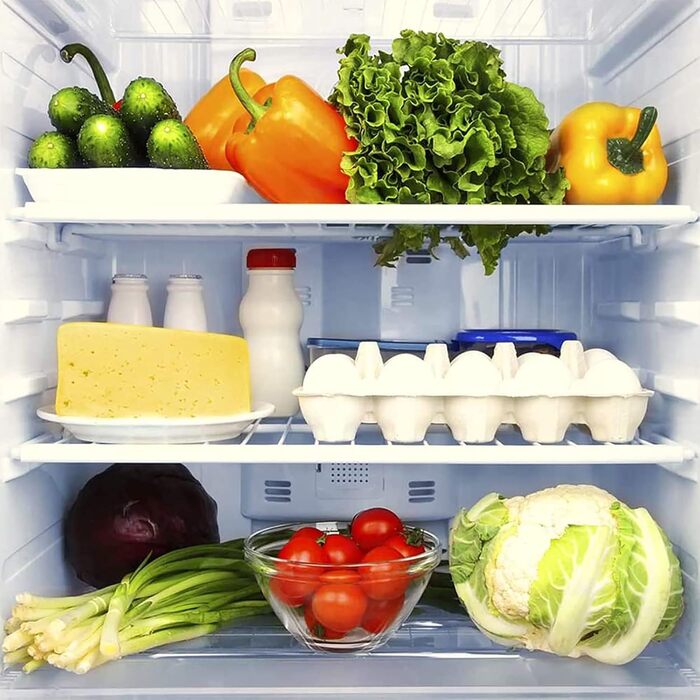 Universal Refrigerator Freezer Shelf Rack (white, 3 pack)