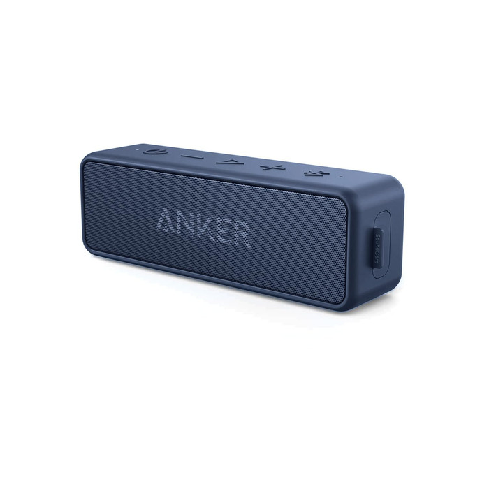 Anker SoundCore 2 Bluetooth колонка, 24 год, IPX7, мікрофон, темно-синій