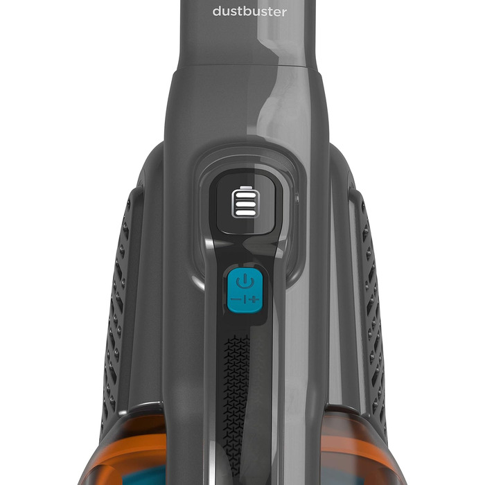 Акумуляторний пилосос ручний BLACK+DECKER BHHV315J Lithium Dustbuster 12V, 20AW, циклонна система, безмішковий, титаново-синій