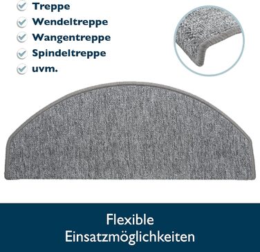 Beautissu Non-Slip Stair Treads - 15 Pack, 2.2