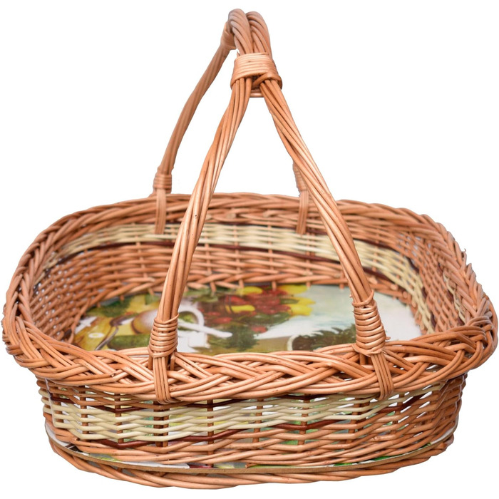 Wicker serving tray (various designs) with ironing board tray basket, basket tray, tray