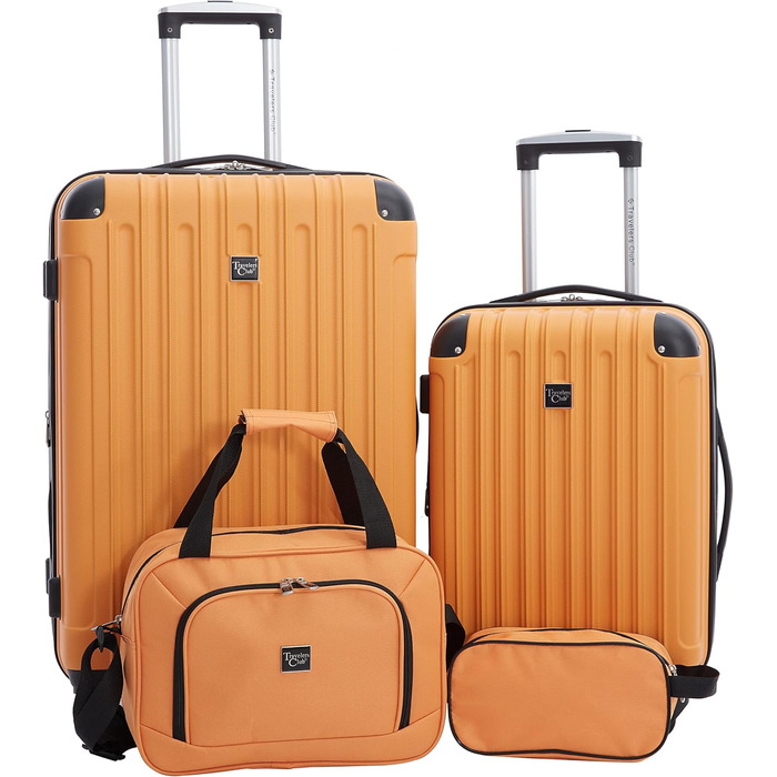 Набір валіз Travelers Club Midtown Hardside 4-Piece Butterscotch