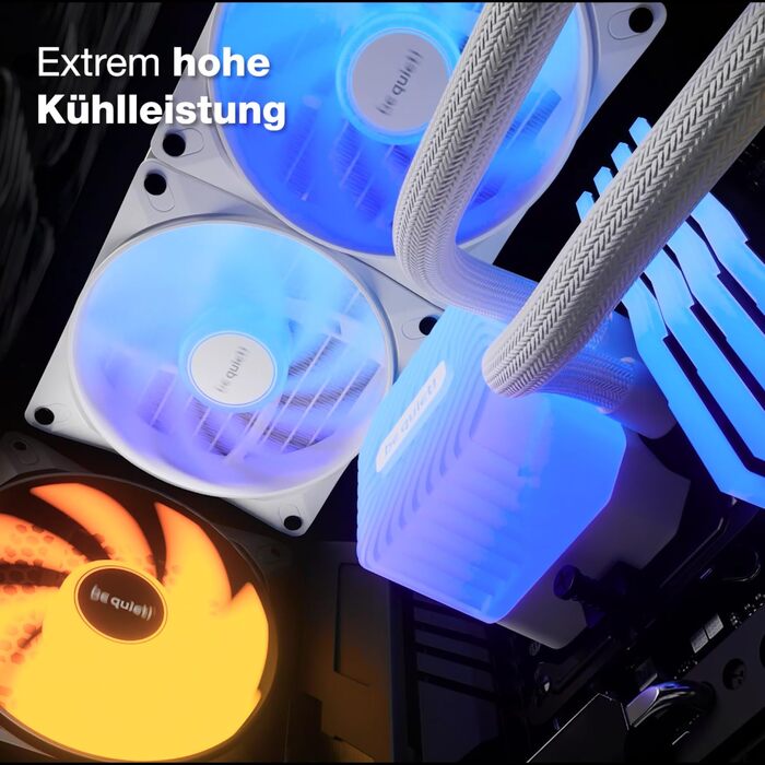 Система водяного охолодження be quiet! Light Loop 360mm Black для розгіну, 3x вентилятори Light Wings LX 120mm PWM ARGB, стильний водоблок з ARGB-PWM хабом, висока продуктивність
