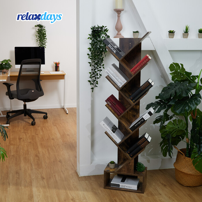 Книжкова шафа Relaxdays у формі дерева