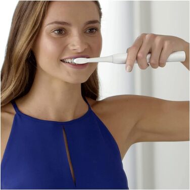 Звукова зубна щітка Oral-B Pulsonic Slim Clean 2000 White - для догляду за зубами та яснами, 2 режими чищення, таймер, Braun