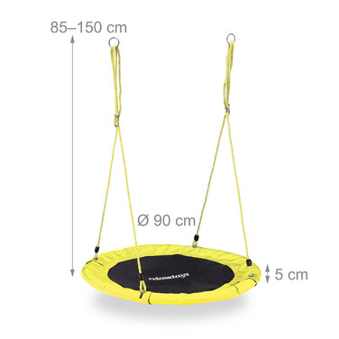 Relaxdays Bird Nest Swing 90 cm