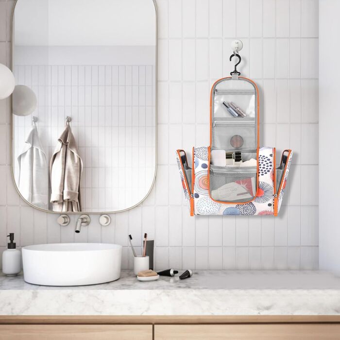 Чоловічий та жіночий дорожній туалетний аксесуар FOREGOER з можливістю підвішування, з візерунком