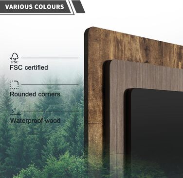 Електричний регульований стіл JUMMICO 160x80 см з USB, кабель-органайзером, ергономічний комп'ютерний офісний стіл, вінтажний коричневий