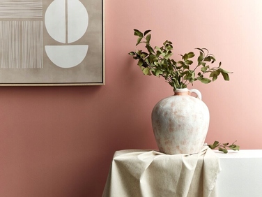 Декоративна керамічна ваза IPOH, 30 см, колір «зламаний білий»